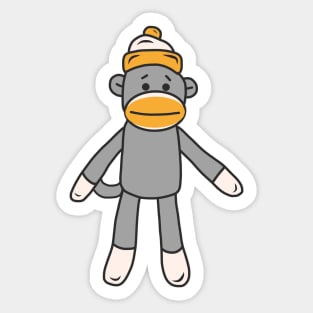 Sock Monkey Sticker